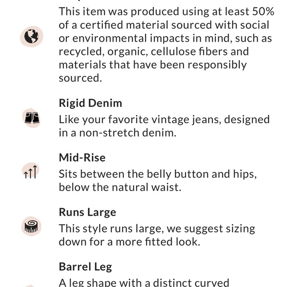 Free People We the Free Good Luck Printed Barrel Jeans - Picture 7 of 7